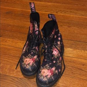 Black Floral Doc Martens AirWair